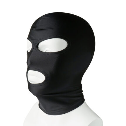 Fetish Masker met Oog- en Mondopeningen Stretch