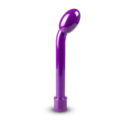 Paarse G-Spot Vibrator met Gebogen Top