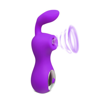 Luxe Paarse Clitorale Vibrator met Zuigfunctie